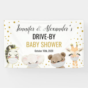 Drive-by Baby Shower Banner