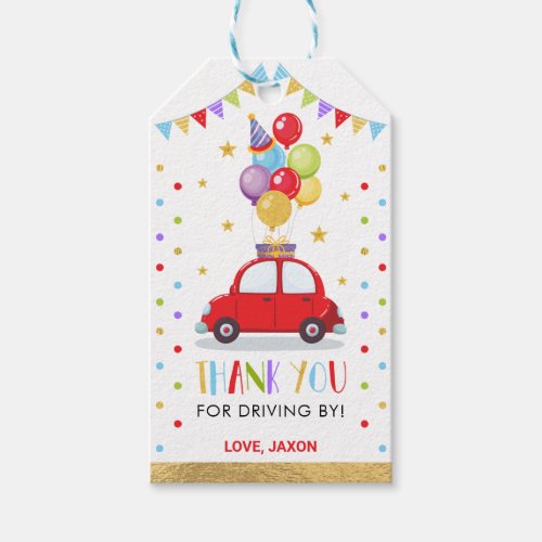 Drive By Baby Shower Birthday Quarantine Thank You Gift Tags