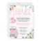 Drive By Baby Shower Invitations for Girls