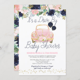 Drive By Baby Shower Parade Invitation