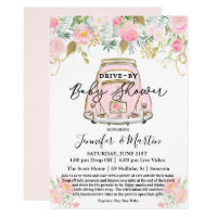 Drive By Baby Shower Virtual Baby Shower Invitation