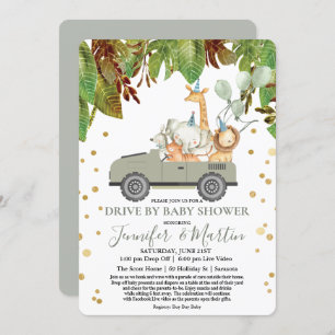 Drive By Baby Shower Virtual Baby Shower Invitation