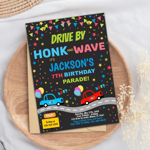 Drive By Birthday Invitation Quarantine Birthday Invitation