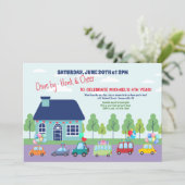 Drive By Birthday Parade Invitation (Standing Front)