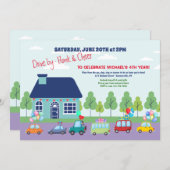Drive By Birthday Parade Invitation (Front/Back)