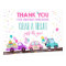 Drive By Birthday Party Girl Grab a Treat Sign