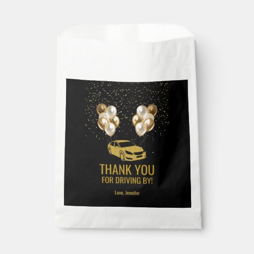 Drive by Birthday Party Parade Favor Bag