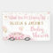 Drive By Car Girl Baby Shower Thank You Pink