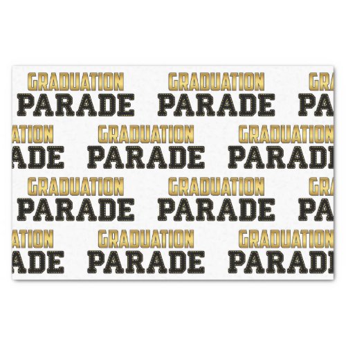 Drive By Graduation Parade Tissue Paper