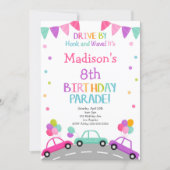 Drive by Invitation, Birthday Parade Invitation (Front)