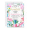 Drive By Parade Wonderland Baby Shower Invitation