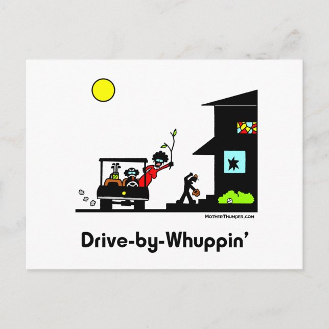 Drive-By-Whuppin Postcard (Front)