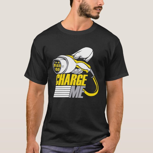 Drive Electric Cars EV Electric Vehicle T-Shirt (Front)