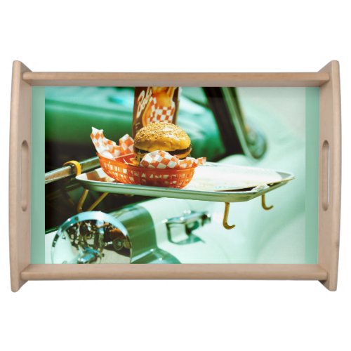 Drive In Burger Serving Tray