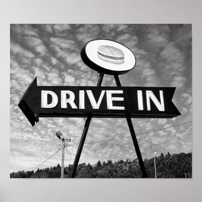 Drive In Burgers Poster (Front)