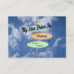 Drive-In Business Card