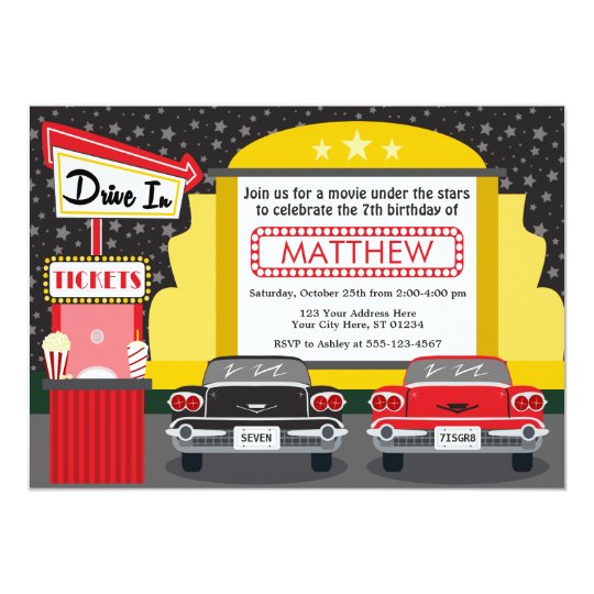 drive in movie party