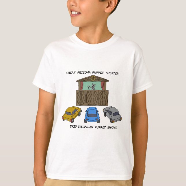 Drive-In Puppet Show Kids t-shirt (Front)