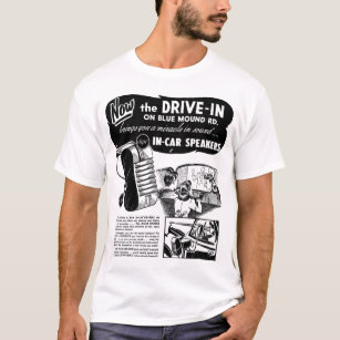 Drive-In Speakers Vintage Ad T-Shirt