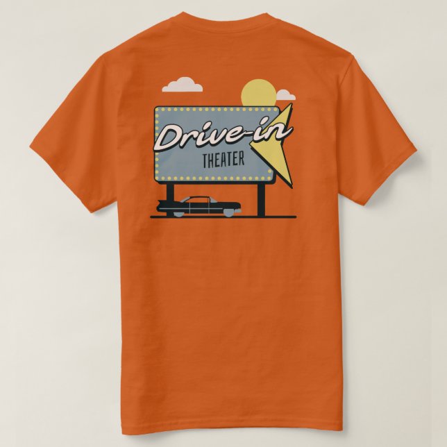 Drive-In Theater  T-Shirt (Design Back)