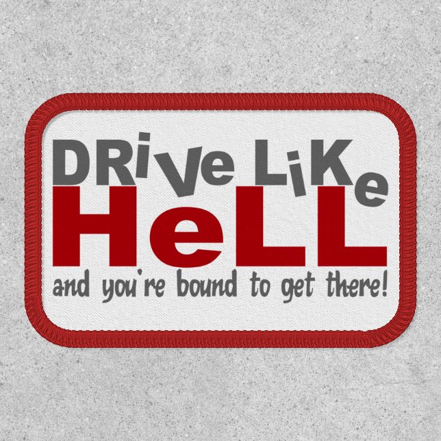 Drive Like Hell Patch (Front)