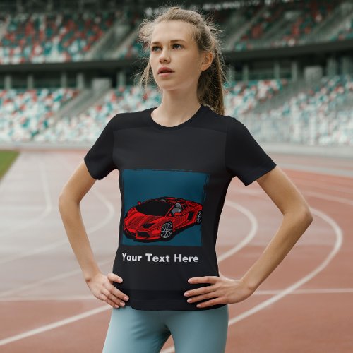 Drive Red Car T_Shirt