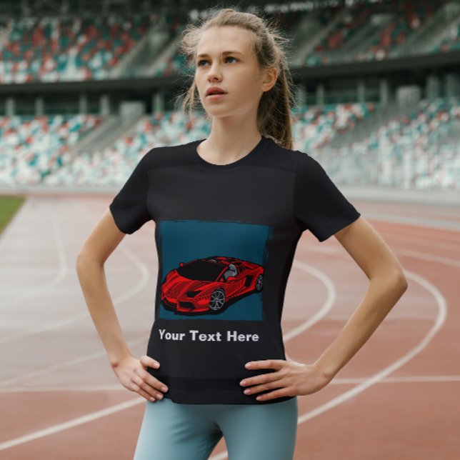 Drive Red Car T-Shirt (Creator Uploaded)