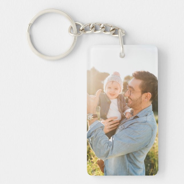  Drive Safe Daddy Happy Father's day Photo Keychain (Front)