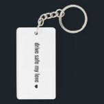 Drive safe my love Minimalist Love Keychain<br><div class="desc">A small reminder with a big meaning. This minimalist “come home safe” keychain is a thoughtful gift for someone you care about—perfect for everyday use and heartfelt moments. Whether it’s for a partner, spouse, or loved one, it’s a subtle way to say I care about you every time they grab...</div>