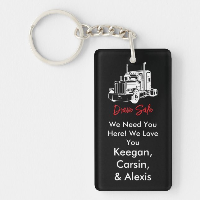 Drive Safe Someone Loves You Keychain (Front)