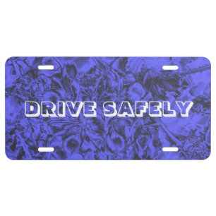 Drive Safely License Plate