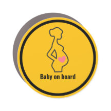 Drive safely pregnancy women baby on board
