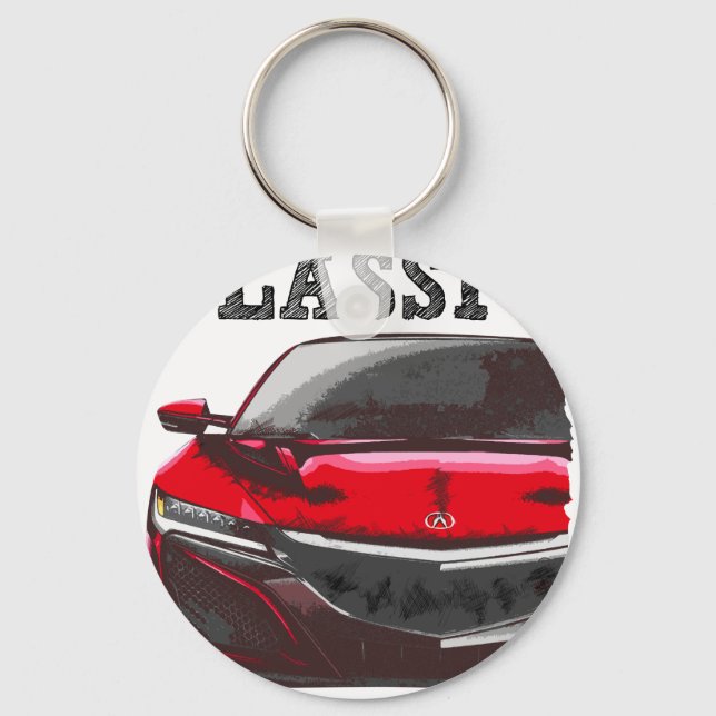 drive the classic-acura nsx keychain (Front)