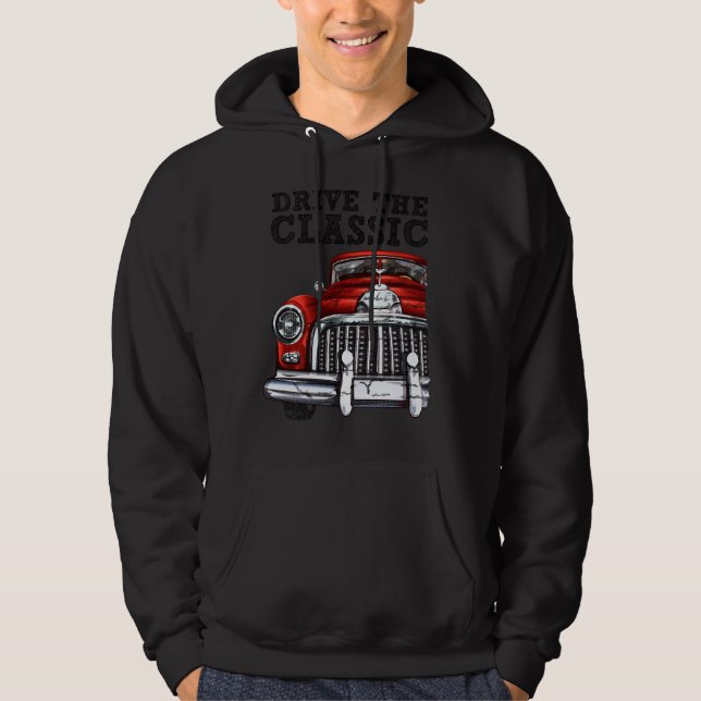 drive the classic-convertte car 2 hoodie (Front)