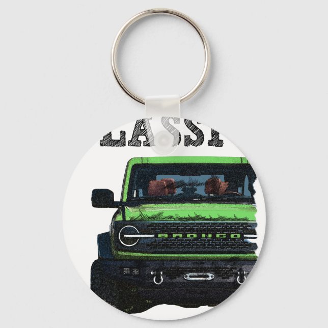 drive the classic-ford bronco keychain (Front)