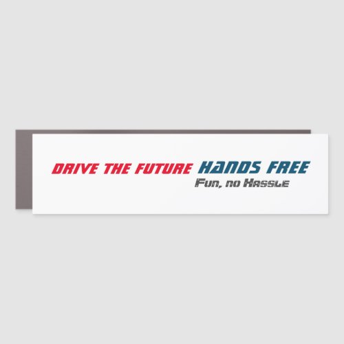Drive the Future  Car Magnet