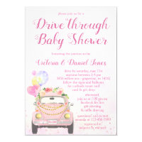 Drive Through Baby Shower Invitation