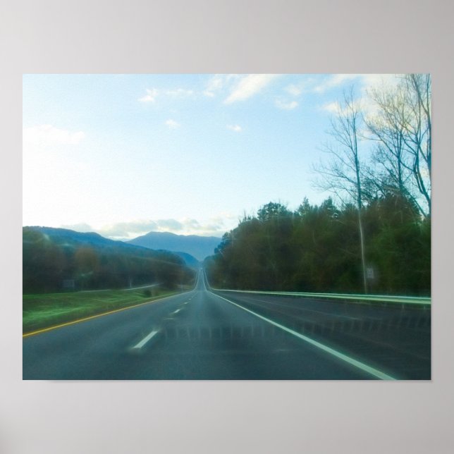 Drive Through Western North Carolina Poster (Front)