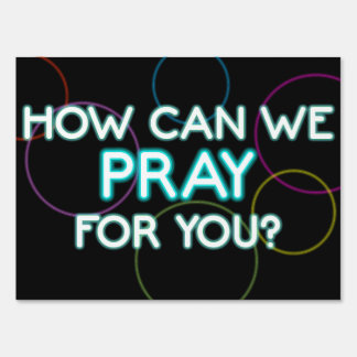 Drive thru Prayer Event Neon Sign