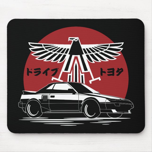 "Drive Toyota" MR2 Mouse Pad (Front)