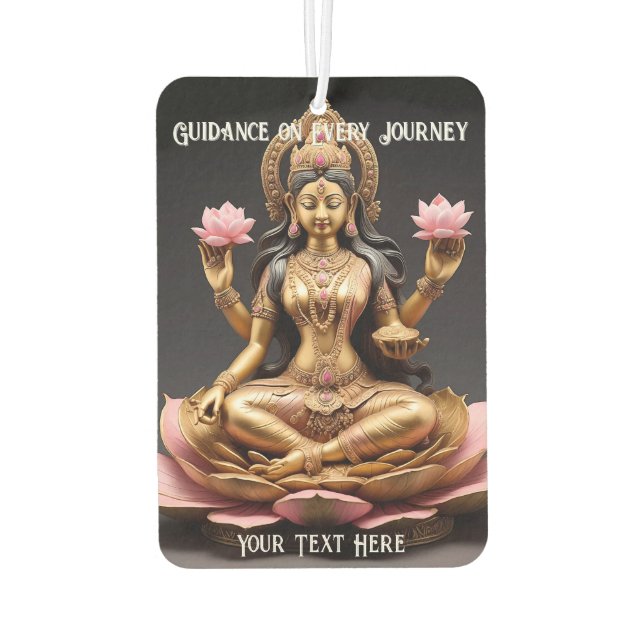 Drive with a peaceful mind air freshener (Back)
