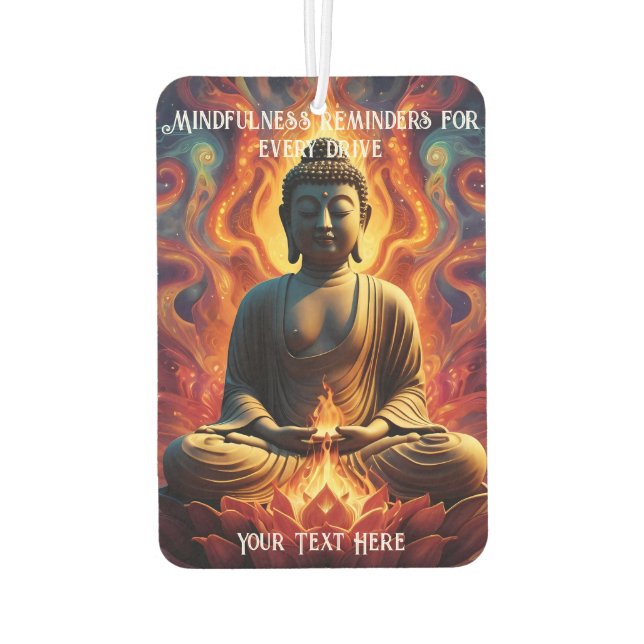 Drive with a peaceful mind air freshener (Back)