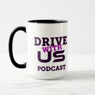 Drive With Us Podcast Combo Mug, 15 oz Mug