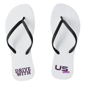 Drive With Us Podcast Flip Flops
