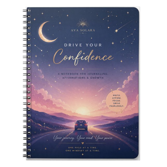 Drive Your Confidence Affirmation Journal (Front)