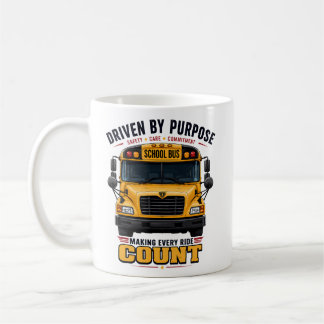 Driven By Purpose School Bus Driver Mug