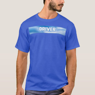 Driver Blue Sunset Label T-Shirt