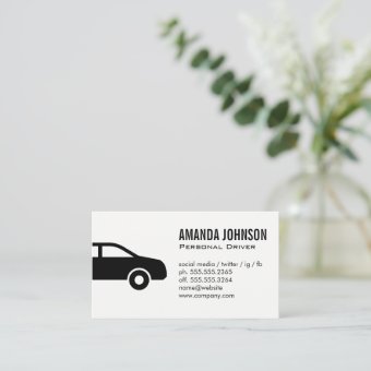 Driver Business Card | Zazzle