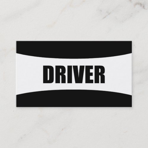 Driver Business Card