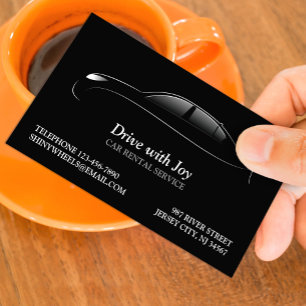 Driver Car Rental Business Card Template